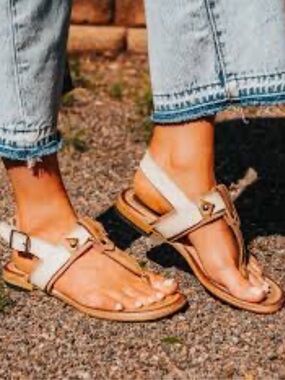 Freebird by Steven Sedona Leather Buckle Sandal Size 6